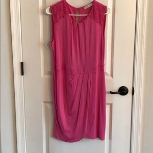 billie and blossom pink maternity dress